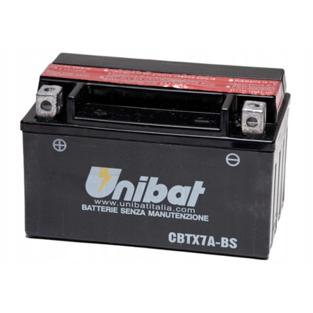 Akumulator UNIBAT CBTX7A-BS 12V 6AH