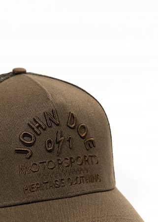JOHN DOE Czapka z daszkiem Brown Heritage