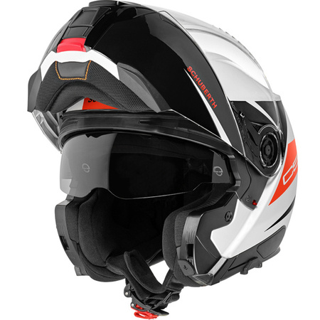 SCHUBERTH C5 ECLIPSE RED + INTERKOM SC2!