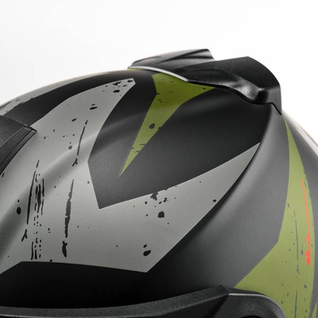 SCHUBERTH E2 EXPLORER GREEN + INTERKOM SC2