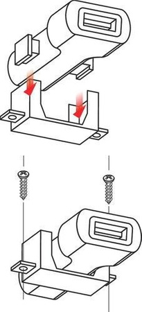 LAMPA 38833 Ładowarka USB, 12/24 V z mocowaniem i uniwersalną wtyczką