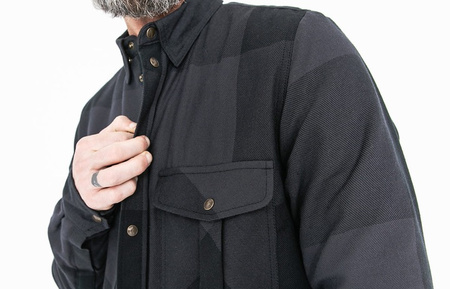 JOHN DOE MOTOSHIRT BLACK/GREY
