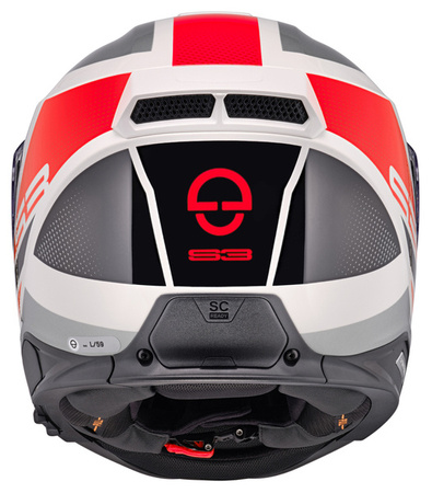 SCHUBERTH S3 DAYTONA RED + INTERKOM SC2