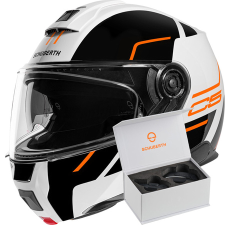 SCHUBERTH C5 MASTER ORANGE + INTERKOM SC2!