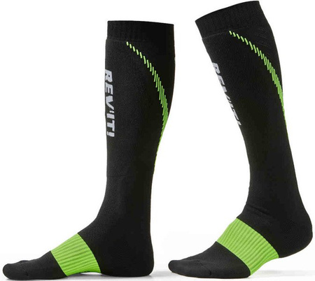 REV'IT SOCK TRIDENT BLACK YELLOW 