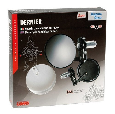 LAMPA 90492 Lusterko  Dernier- aluminium