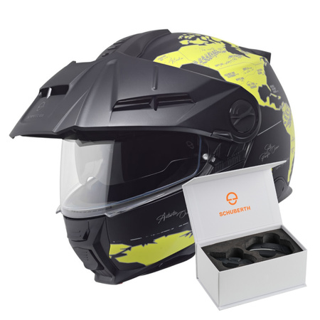 SCHUBERTH E2 ATLAS YELLOW + INTERKOM SC2