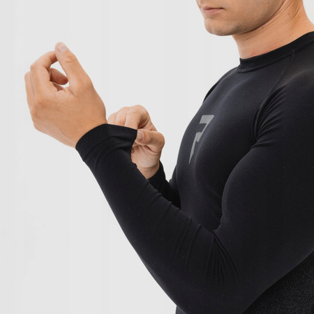 REBELHORN FREEZE II MEN koszulka termoaktywna black