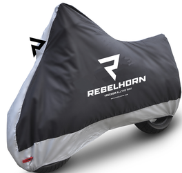 Pokrowiec Na Motocykl Rebelhorn Cover II Black/Silver