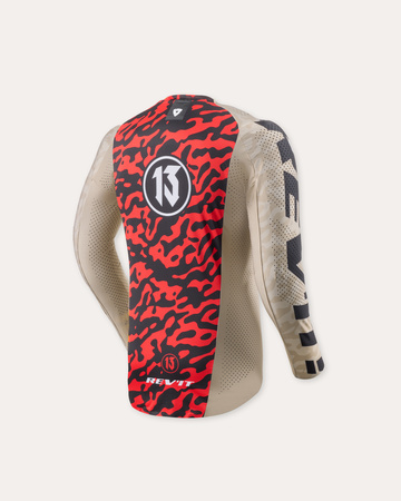 REV'IT! JERSEY THIRTEEN koszulka POL TARRES SAND