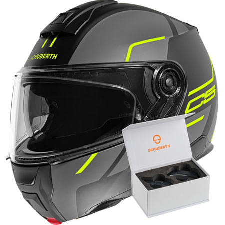 SCHUBERTH C5 MASTER YELLOW + INTERKOM SC2!