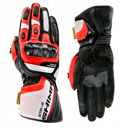 SHIMA STR-2 GLOVES RED FLUO
