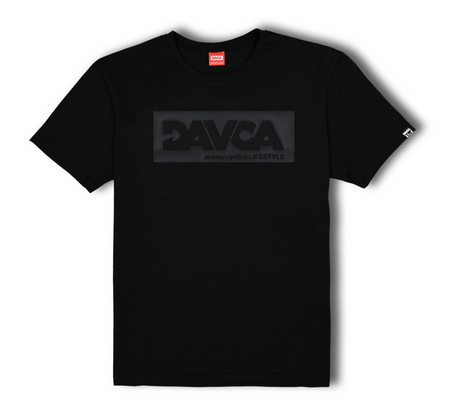 DAVCA T-shirt męski BLACK LOGO 